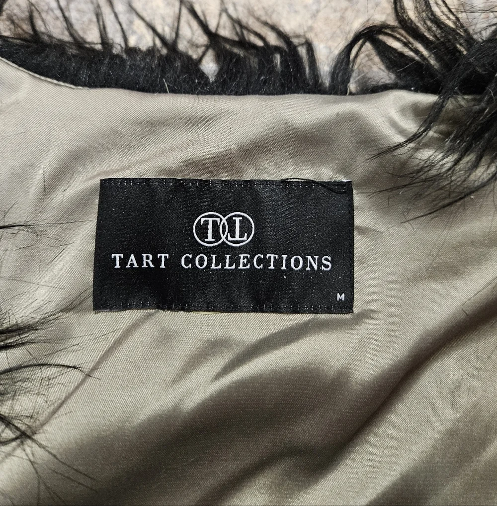 Tart Collections Faux Fur Ombre Vest Size Medium